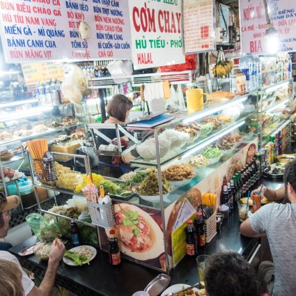 Vietnamesisches Essen im Ben Thanh Markt
